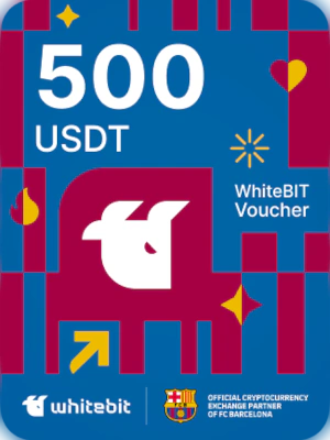 WhiteBIT Voucher | FC Barcelona Edition 500 USDT