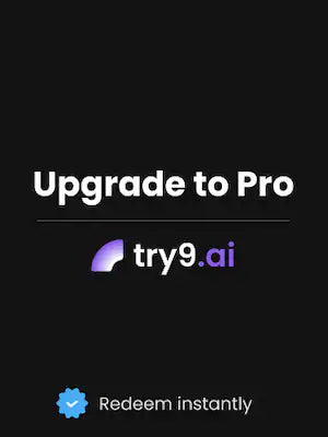 Try9 AI Upgrade to Pro 3 Months